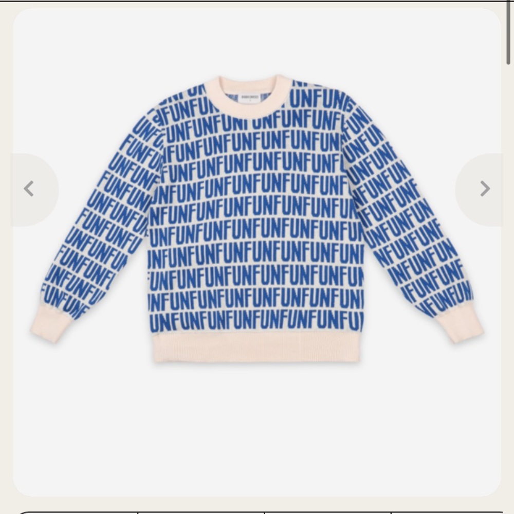 ISO - FUN PRINT ROUND NECK JUMPER